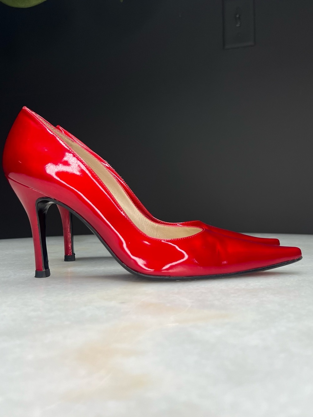 Red Patent Leather Pump